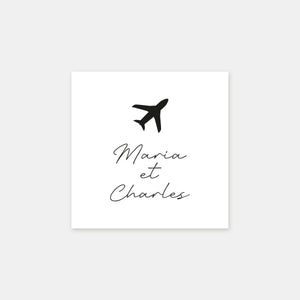 Personalisierter Reisestempel