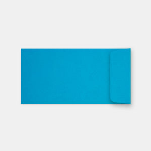 Pochette 115x225 mm vélin turquoise