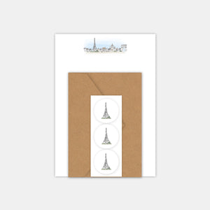 Set de papiers à lettre - Paris