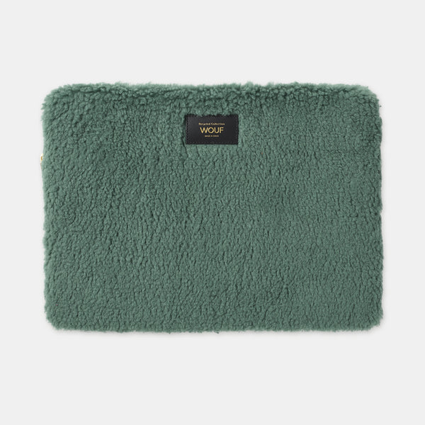 Housse pour ordinateur 13 et 14 pouces teddy - Moss