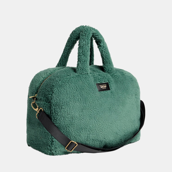 Teddy-Wochenendtasche – Moos