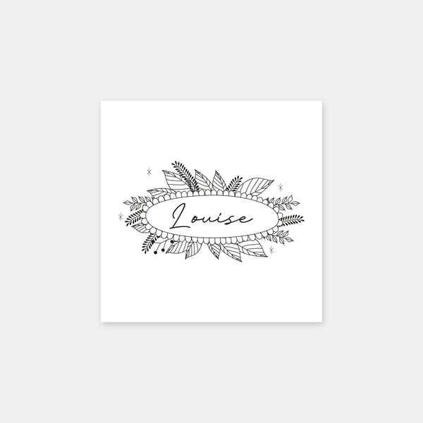 Personalisierter Namensstempel