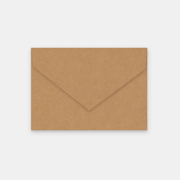 Briefumschlag 114x162 mm Kraftpapier