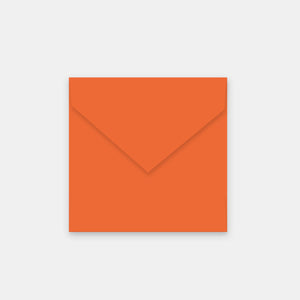 Enveloppe 140x140 mm velin orange