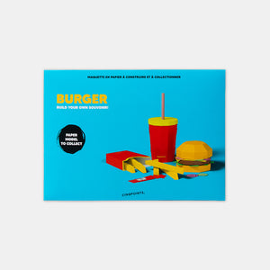 3D paper model - Burger