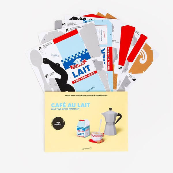 3D paper model - Café au lait