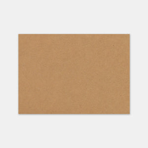 Carte 105x148mm kraft matière