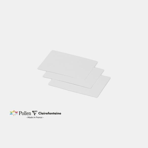 Card 70x95 vellum 210g white Pollen