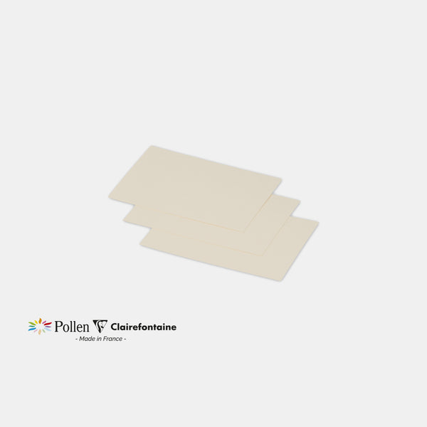 Carte 70x95 velin 210g ivoire Pollen