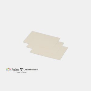 Carte 70x95 velin 210g ivoire Pollen