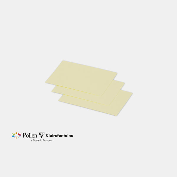 Carte 70x95 velin 210g jaune canari Pollen