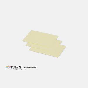 Carte 70x95 velin 210g jaune canari Pollen