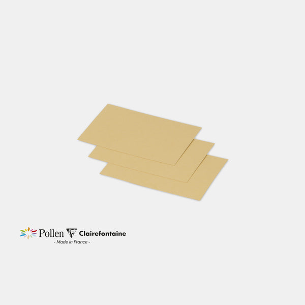 Carte 70x95 velin 210g caramel Pollen