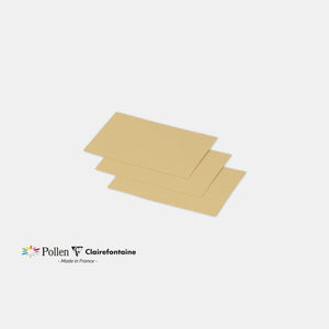 Card 70x95 vellum 210g caramel Pollen