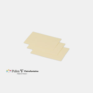 Carte 70x95 velin 210g chamois Pollen