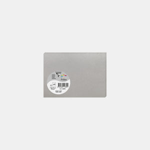Carte 110x155 irisé 210g argent Pollen