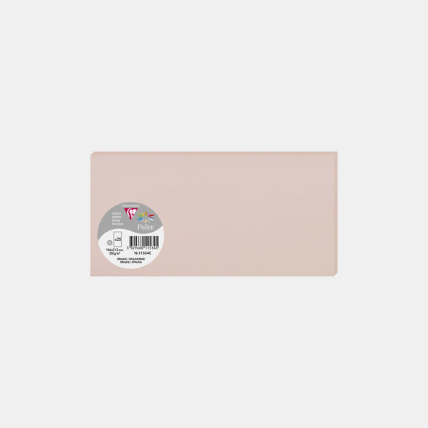 Card 106x213 vellum 210g opaline Pollen