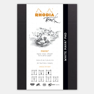 Bloc maya A5 cross and dot papier blanc 120 g/m²