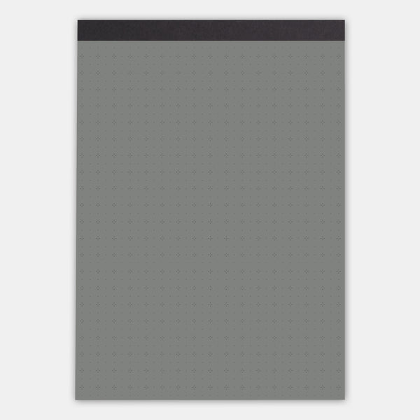 Mayan block A5 cross and dot gray paper 120 g/m²