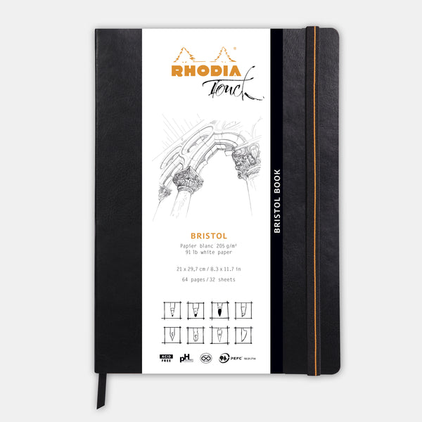 A4-Bristol-Block, einfaches Bristol-Papier, 205 g/m²