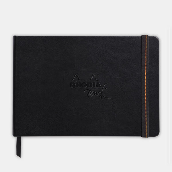 Bloc carb'on A5 paysage papier noir 120 g/m²