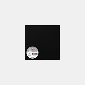 Carte 160x160 velin 210g noir Pollen