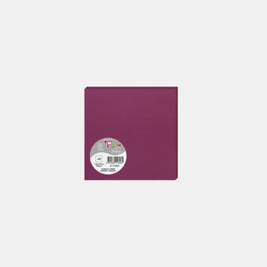 Carte 135x135 velin 210g framboise Pollen