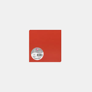Card 135x135 vellum 210g coral red Pollen