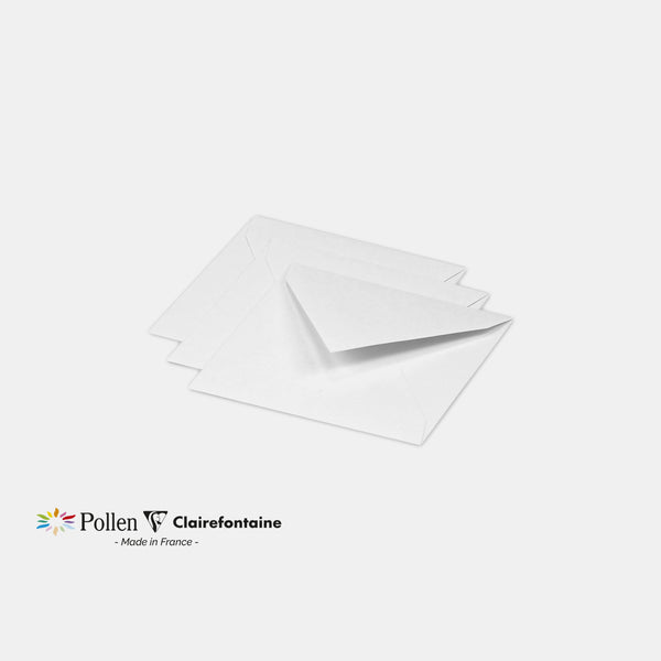 Enveloppe 120x120 velin 120g blanc Pollen