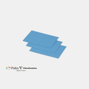 Card 70x95 vellum 210g turquoise blue Pollen