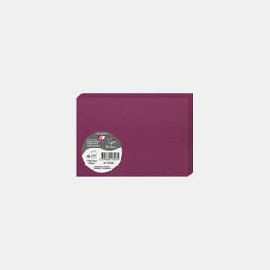 Carte pré pliée 110x210 velin 210g framboise Pollen