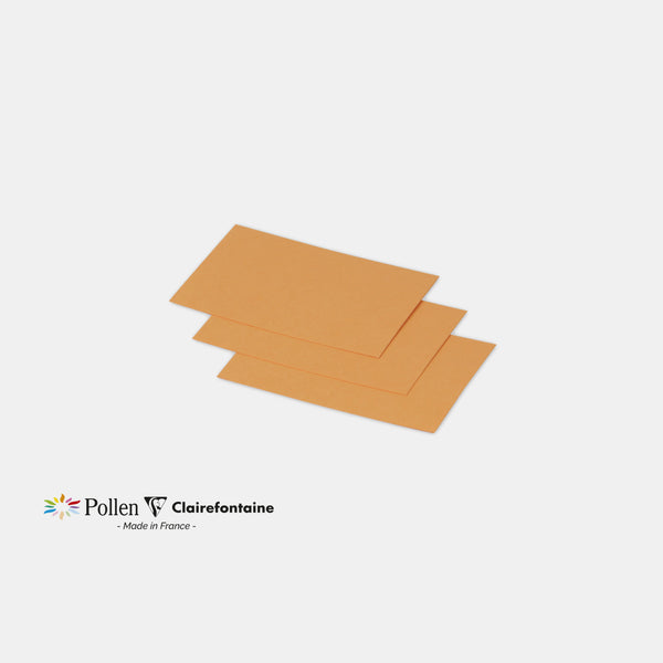 Card 70x95 vellum 210g orange clementine Pollen