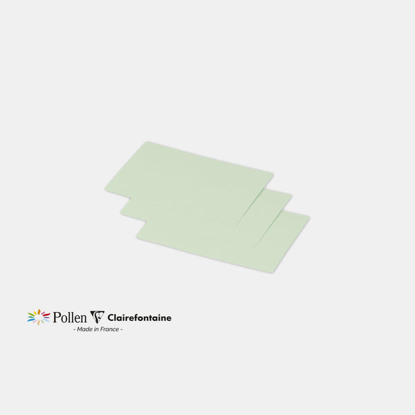 Carte 70x95 velin 210g vert Pollen