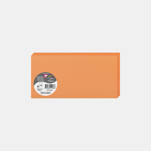 Carte pré pliée 213x213 velin 210g orange clémentine Pollen