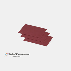 Card 70x95 vellum 210g burgundy Pollen