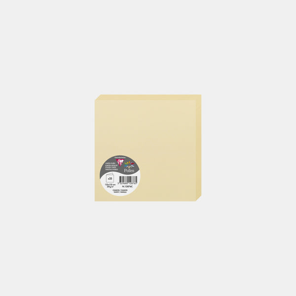 Pre-folded card 135x270 vellum 210g buff Pollen