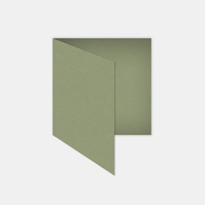 Pre-folded card 130x260mm kraft olive