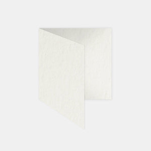 Pre-folded card 130x260mm natural milk