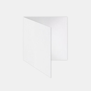 Vorgefaltete Karte 130x260mm naturweiß gerippt