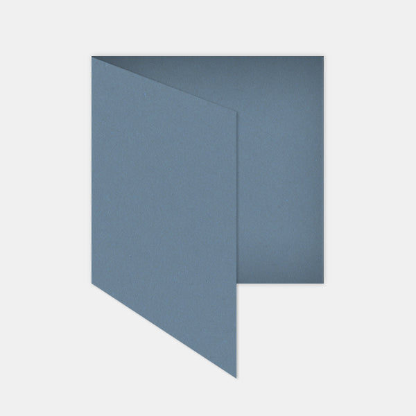 Vorgefaltete Karte, 145 x 290 mm, Kraftblau-Jeans