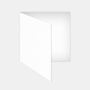 Pre-folded card 145x290mm natural white