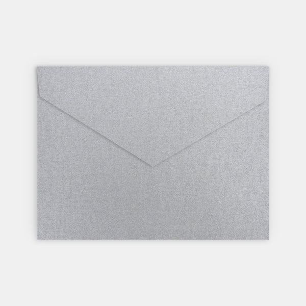 Umschlag 140x190 mm silbermetallic