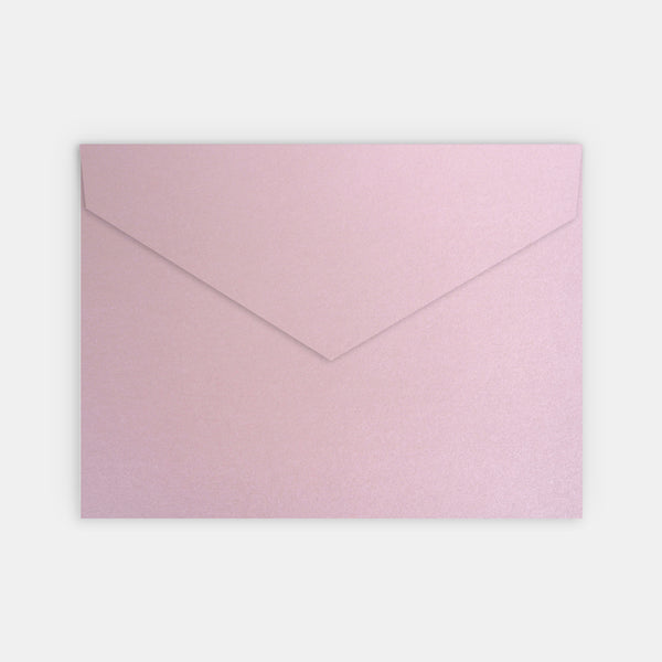 Envelope 140x190 mm metallic powder pink