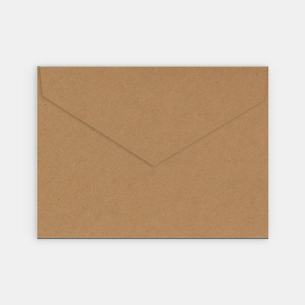 Envelope 140x190 mm kraft material