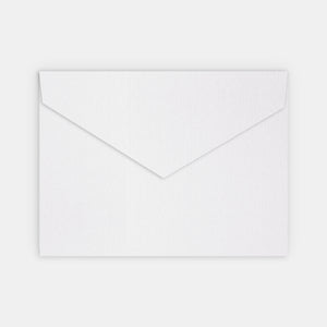 Enveloppe 140x190 mm vergé écru blanc naturel