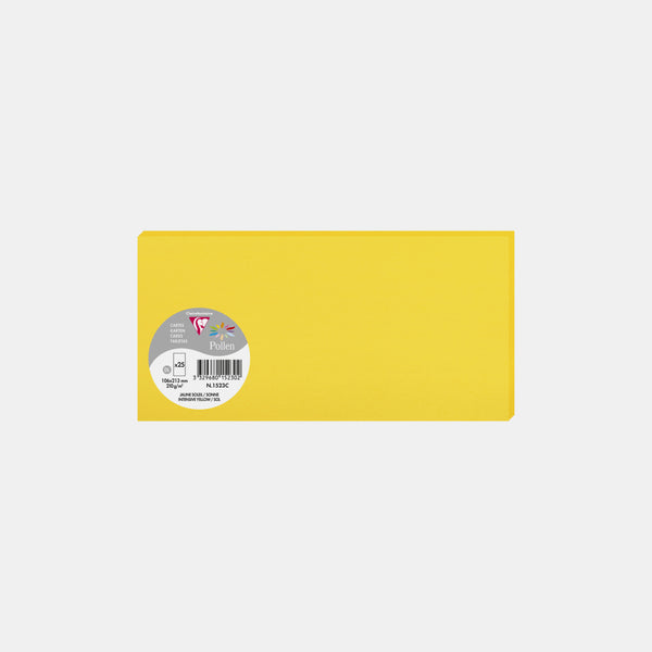 Card 106x213 vellum 210g sunny yellow Pollen