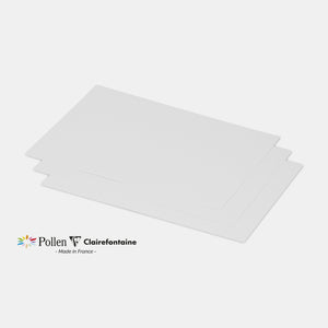 Carte 158x222 velin 210g blanc Pollen