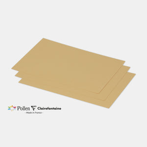 Card 158x222 vellum 210g caramel Pollen
