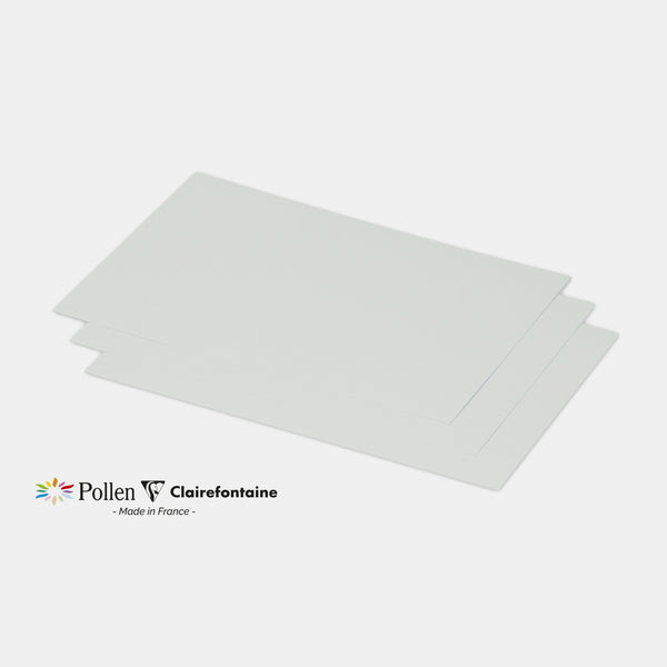 Carte 158x222 velin 210g bleu ciel Pollen