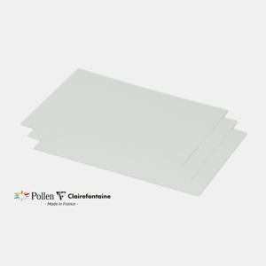 Carte 158x222 velin 210g bleu ciel Pollen